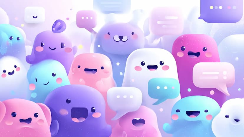 他の人のキャラとも会話を楽しむ